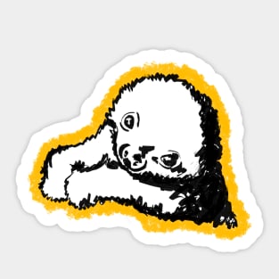 Cute Baby Sloth Sticker